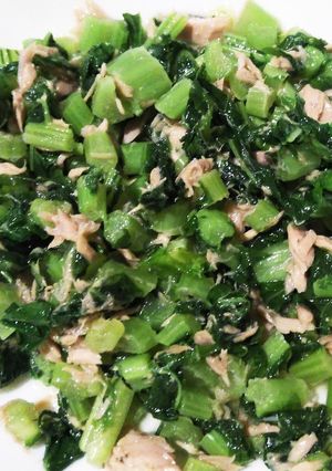 保存可！高コスパ！大根の葉とツナ缶炒め！-レシピのメイン写真