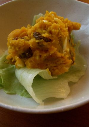 自然の味だけで美味！かぼちゃサラダ-レシピのメイン写真