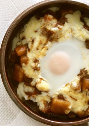 前日の余りカレー♡翌日は焼きカレー-レシピのメイン写真