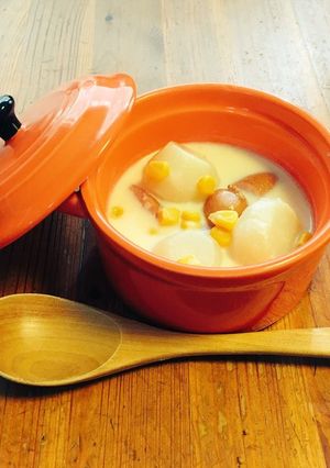 コツは剥き方。小蕪のクリーム煮-レシピのメイン写真