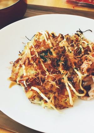 まな板いらずのお好み焼き-レシピのメイン写真