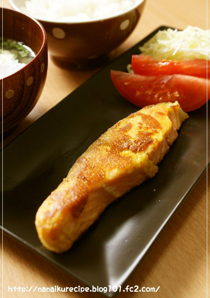 鮭のカレーマヨネーズ焼き-レシピのメイン写真