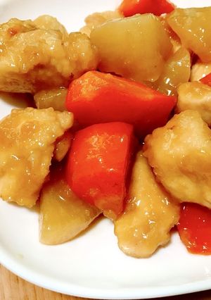 大根と胸肉の甘辛煮-レシピのメイン写真