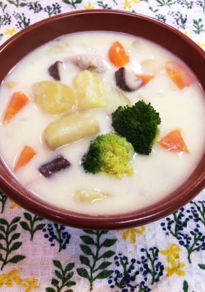 さつまいものチキンクリームシチュー-レシピのメイン写真