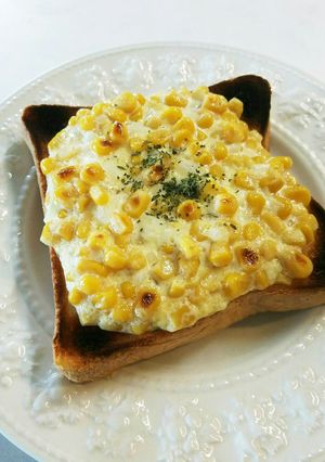 トースト！コーンマヨネーズパン-レシピのメイン写真