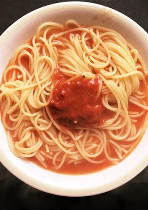 時短で済ませる ポタージュパスタ-レシピのメイン写真