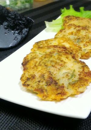 簡単ヘルシーお焼き♪ハムチーズ豆腐もち-レシピのメイン写真