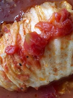 ロール白菜トマト煮込み-レシピのメイン写真