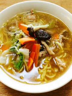65、鍋の残り野菜で♡野菜炒めラーメン-レシピのメイン写真