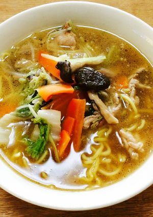 65、鍋の残り野菜で♡野菜炒めラーメン-レシピのメイン写真