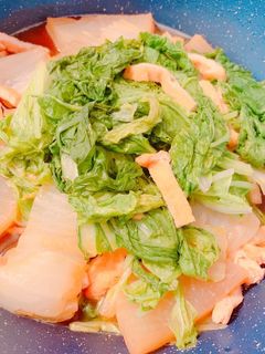 砂糖不使用!白菜と大根とお揚げの煮物-レシピのメイン写真