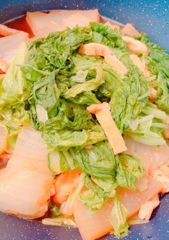 砂糖不使用！白菜と大根とお揚げの煮物-レシピのメイン写真