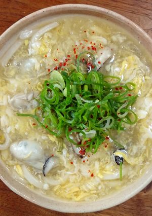 卵あんかけ牡蠣うどん-レシピのメイン写真