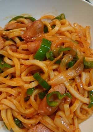うどんすぱげってぃー-レシピのメイン写真