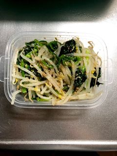 ほうれん草ともやしの胡麻和え♡-レシピのメイン写真