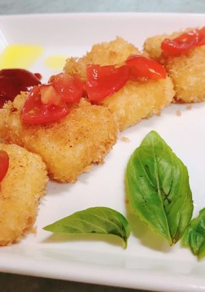簡単！トロトロ☆ベビチーズのフライ-レシピのメイン写真