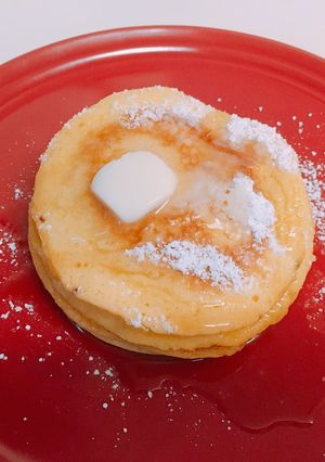 子どもと作る★自家製ふわふわパンケーキ-レシピのメイン写真