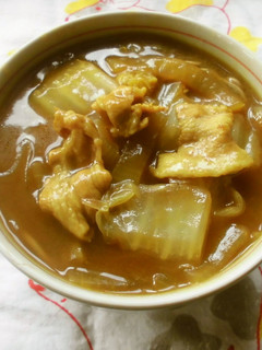 豚肉と白菜入り・とろ~りカレーそば♪-レシピのメイン写真