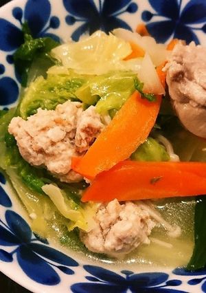 家にある調味料で作る塩ちゃんこ鍋-レシピのメイン写真