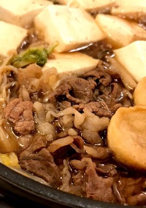 野菜も入れちゃえ！こま切れ肉で肉豆腐-レシピのメイン写真
