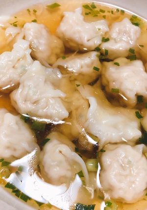 スープまで美味しいミニワンタン♪-レシピのメイン写真