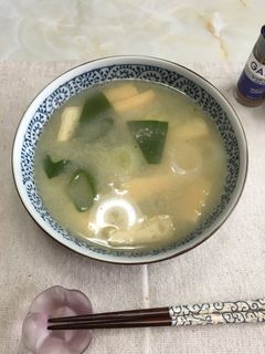 長ネギとおあげのお味噌汁-レシピのメイン写真