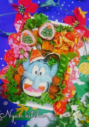 アラジン『クリスマス★ジーニー』キャラ弁-レシピのメイン写真