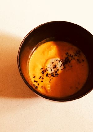 かぼちゃの甘酒ぜんざい-レシピのメイン写真