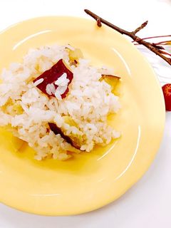 りんごとさつまいものごはん-レシピのメイン写真