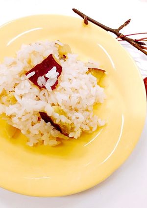 りんごとさつまいものごはん-レシピのメイン写真