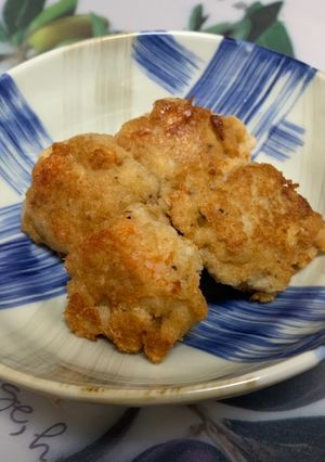 おから入り海老蓮根揚げ(無水鍋QC使用)-レシピのメイン写真
