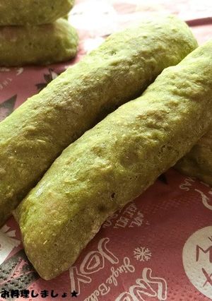 ポリ袋で簡単★ほうれん草スティックパン-レシピのメイン写真