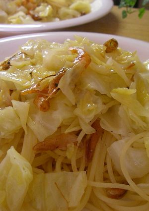 プロの味！？キャベツと干しえびのパスタ-レシピのメイン写真