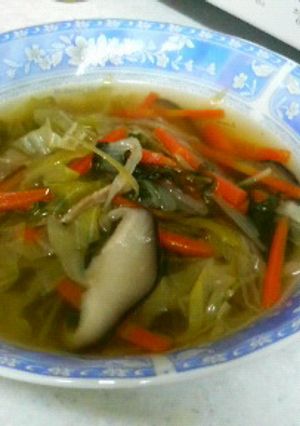 野菜たっぷり！白菜スープ-レシピのメイン写真