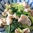 簡単!豚肉と小松菜のレモン醤油炒め