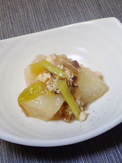 蕪の鶏そぼろあんかけ-レシピのメイン写真