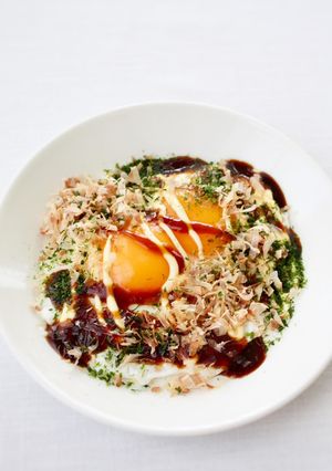 簡単料理♪【目玉焼きのお好み風】-レシピのメイン写真