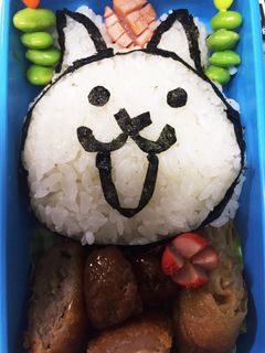 キャラ弁【ニャンコ大戦争のネコ】-レシピのメイン写真