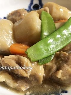 里芋と鶏モモ肉のこってり炒め煮-レシピのメイン写真