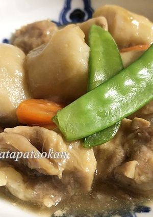 里芋と鶏モモ肉のこってり炒め煮-レシピのメイン写真