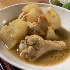 รูปของ ピリ辛☆手羽元と大根のゴマ味噌煮