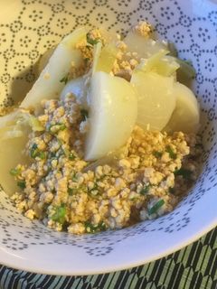 かぶの鶏そぼろあんかけ-レシピのメイン写真