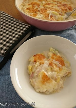 白菜とベーコンのあっさりグラタン-レシピのメイン写真