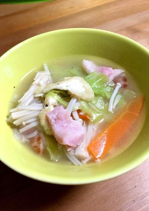 【めちゃ簡単】塩麹でポトフ風コク旨スープ-レシピのメイン写真