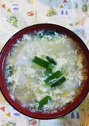 ニラ卵スープ(*'ω'*)-レシピのメイン写真
