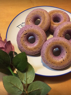 簡単!紫芋の焼きドーナツ-レシピのメイン写真