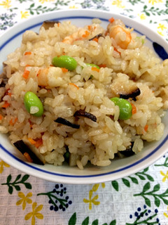給食のレシピ 炊飯器で中華おこわ-レシピのメイン写真