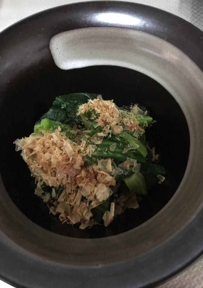納豆のタレで！法蓮草のおひたし-レシピのメイン写真