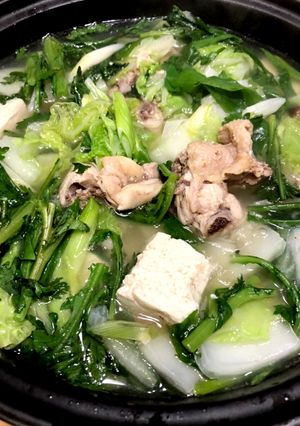 骨つき鶏の水炊き鍋-レシピのメイン写真
