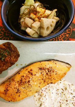 秋鮭焼タルタルソース風-レシピのメイン写真